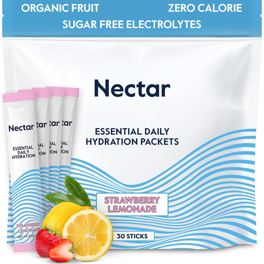 Nectar sobre fresa limón al frente mostrando diseño y practicidad para llevar