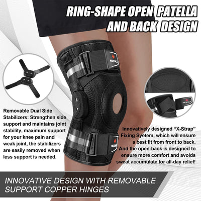 NEENCA backless ventilation fabric for cooler, more comfortable wear
