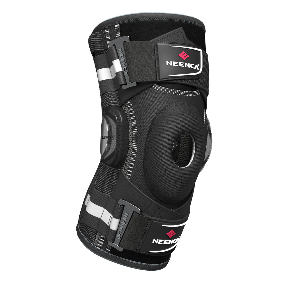 NEENCA knee brace front view showing stable support and mobility