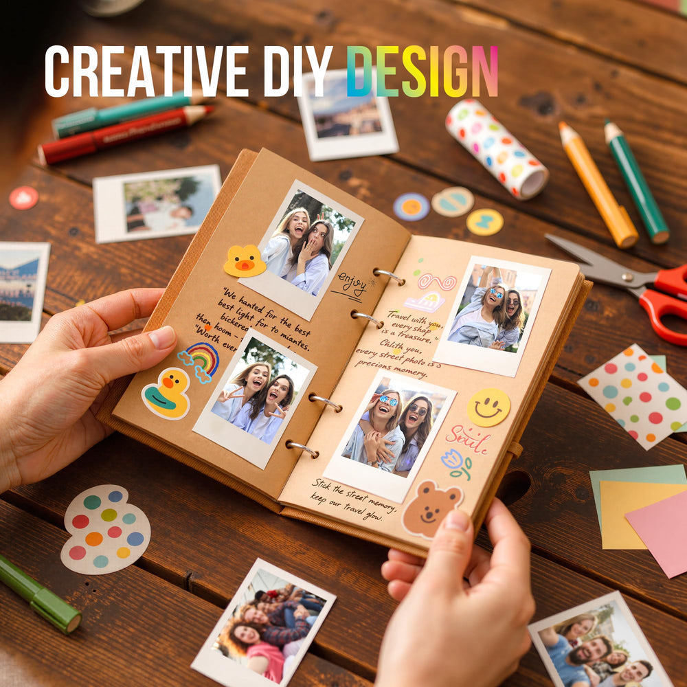 Nelko uso en scrapbook mostrando adhesión segura y aplicación creativa
