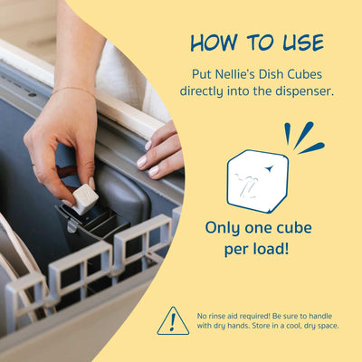 Nellie's etiqueta con información del producto y beneficios claros
