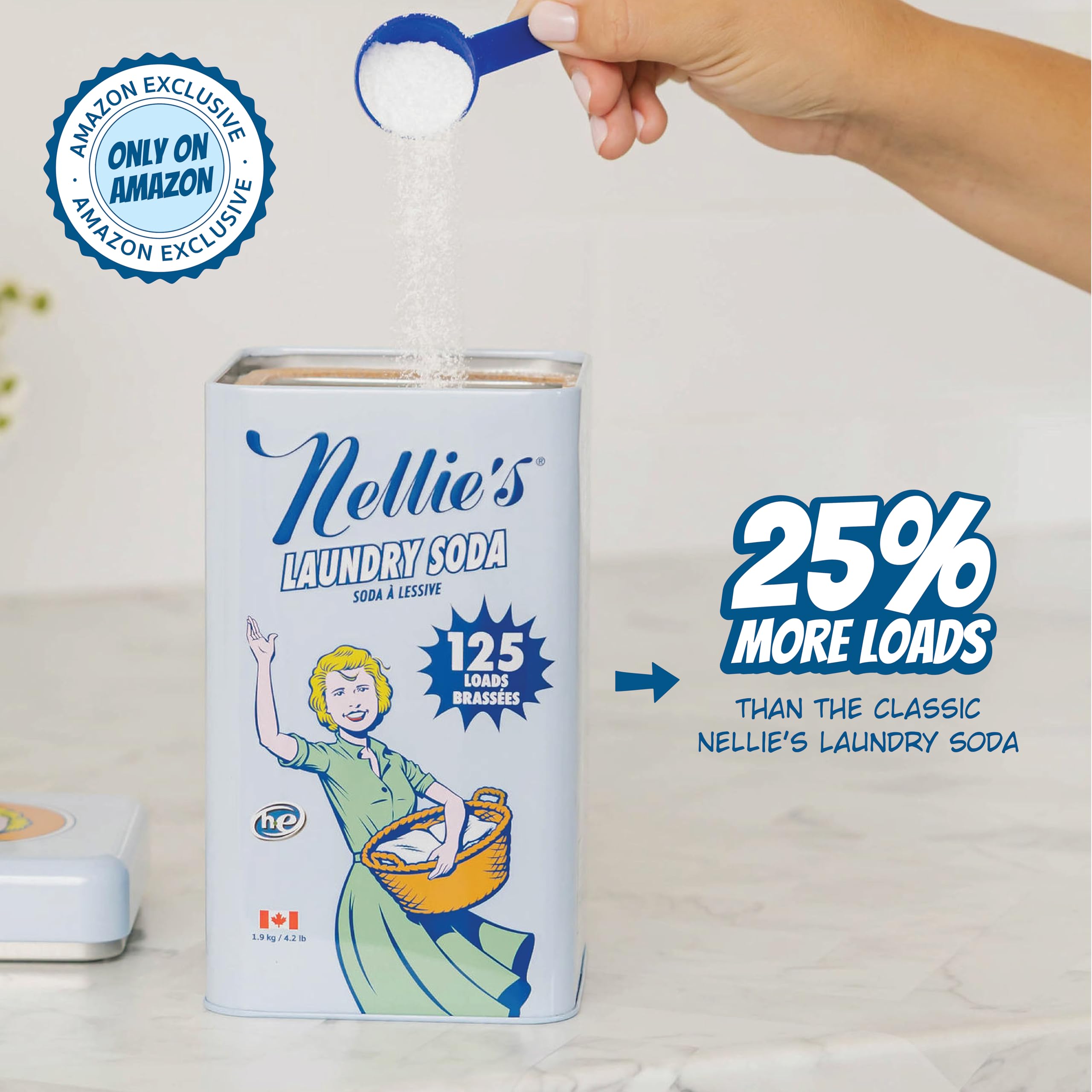 Nellie's powder close-up texture highlighting quick dissolve benefit
