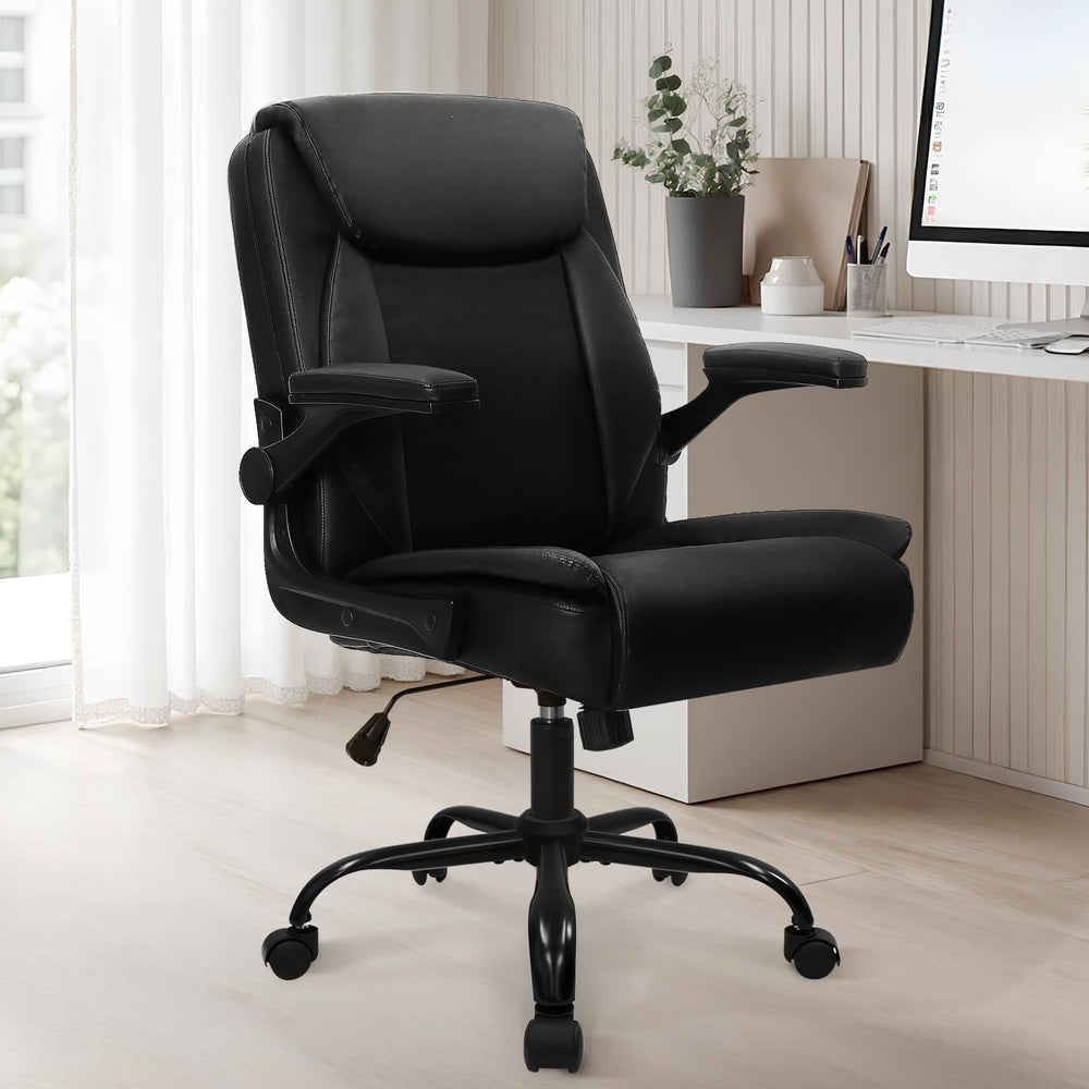 NEO CHAIR in a home office setting showing sleek fit and professional look