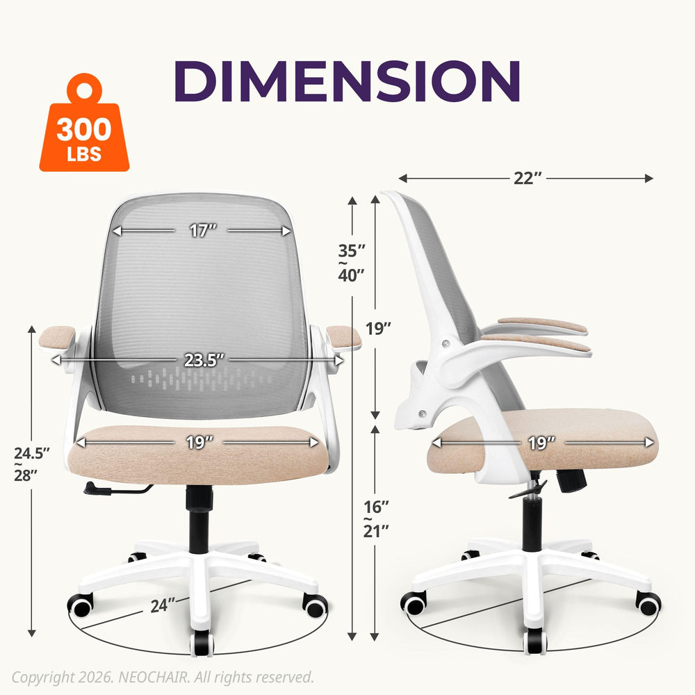 NEO CHAIR detalle de malla transpirable que mejora ventilación