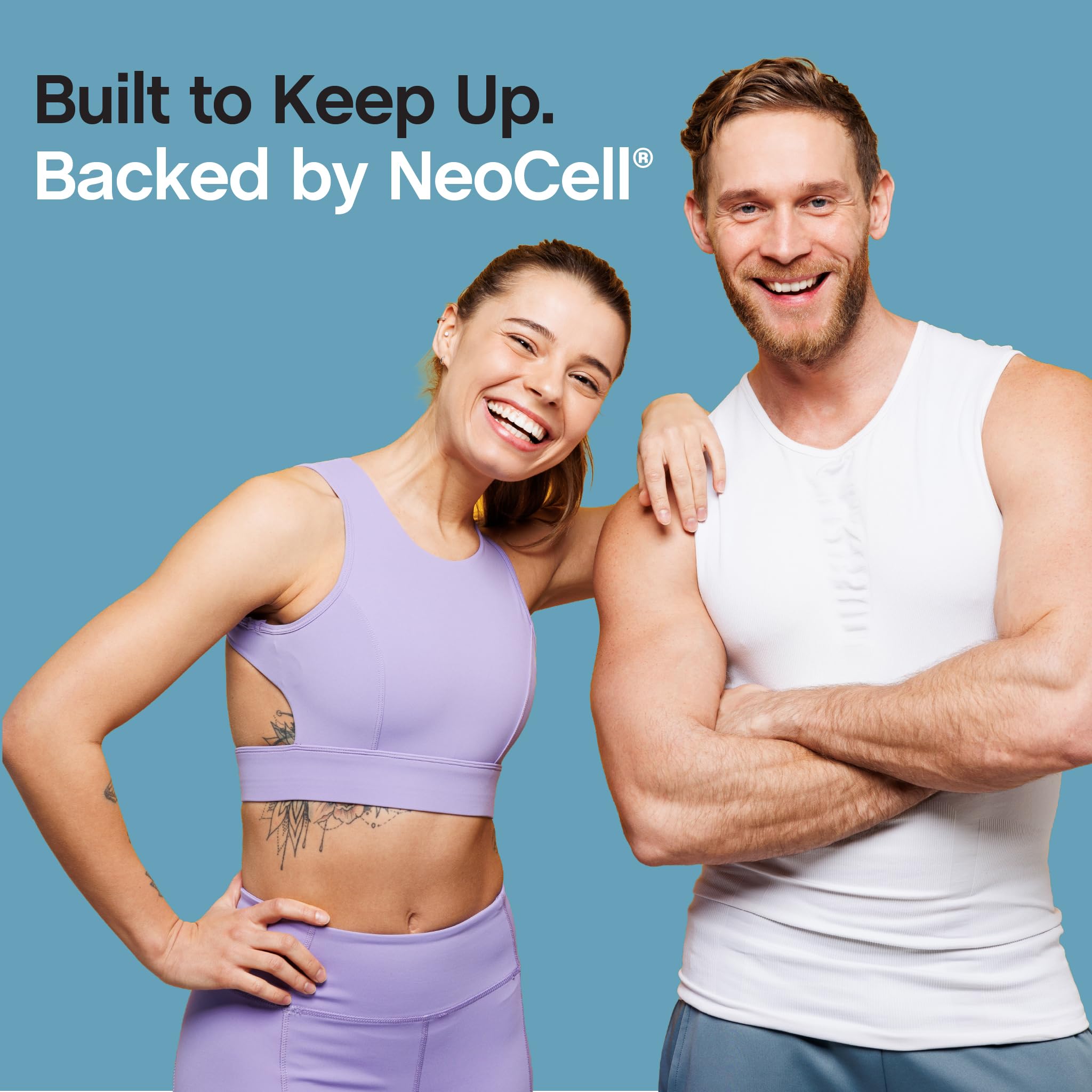NeoCell persona entrenando para representar fuerza y recuperación activa