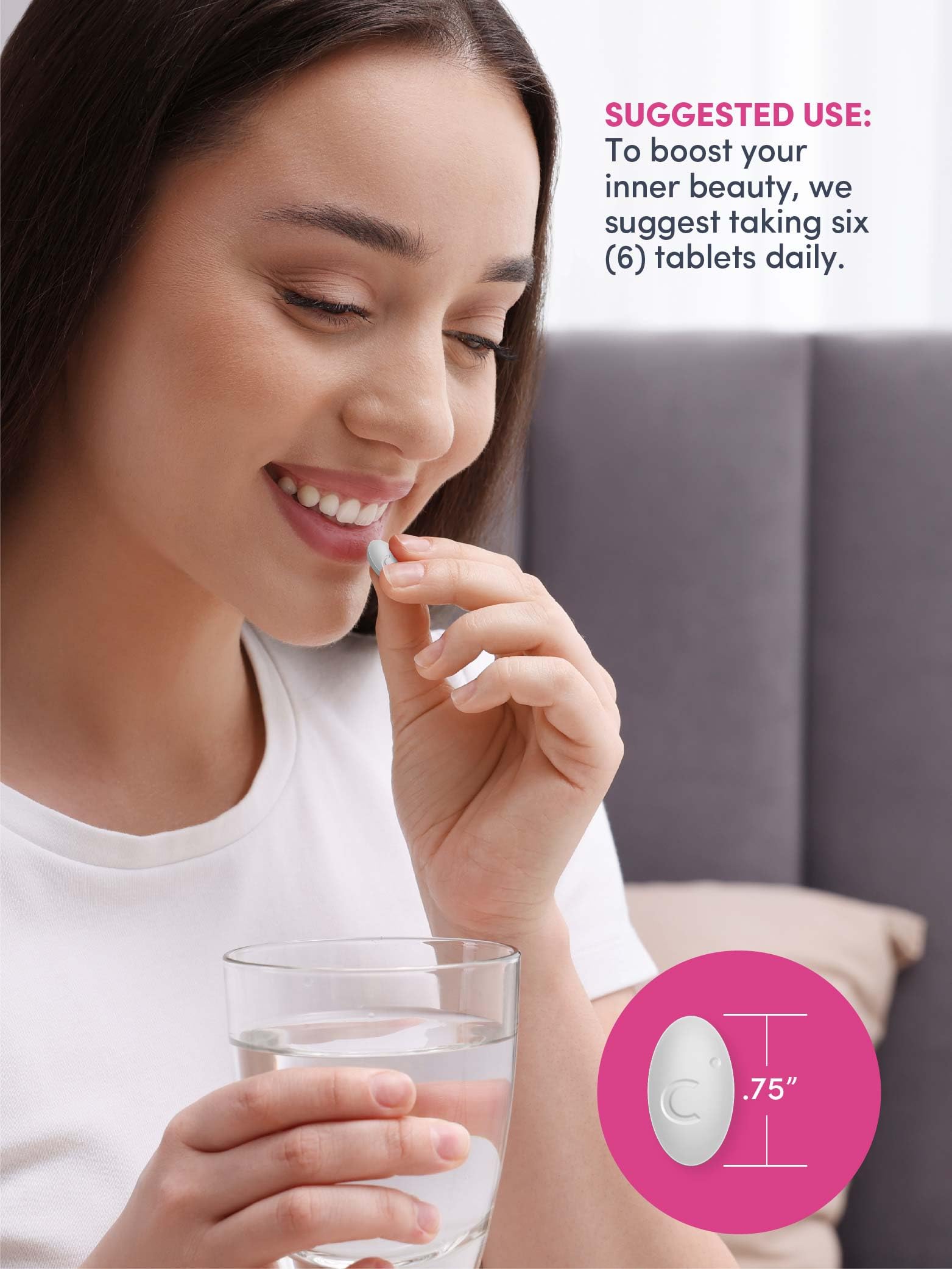 NeoCell frasco en baño junto a rutina de cuidado para estilo de vida