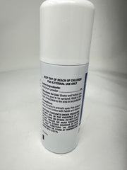Neogen Ideal AluShield comparación de tamaño con mano para visualizar volumen 2.6 oz