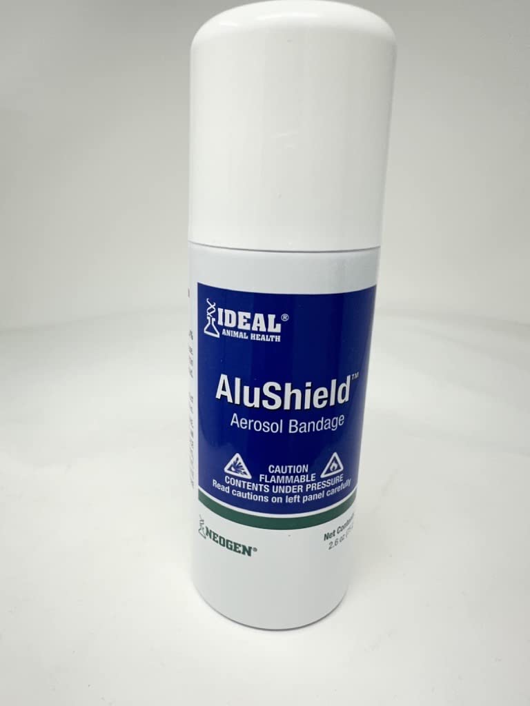 Neogen Ideal AluShield detalle de boquilla y textura del aerosol para aplicación precisa