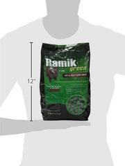 Neogen bolsa 4 lb junto a regla para comparar tamaño
