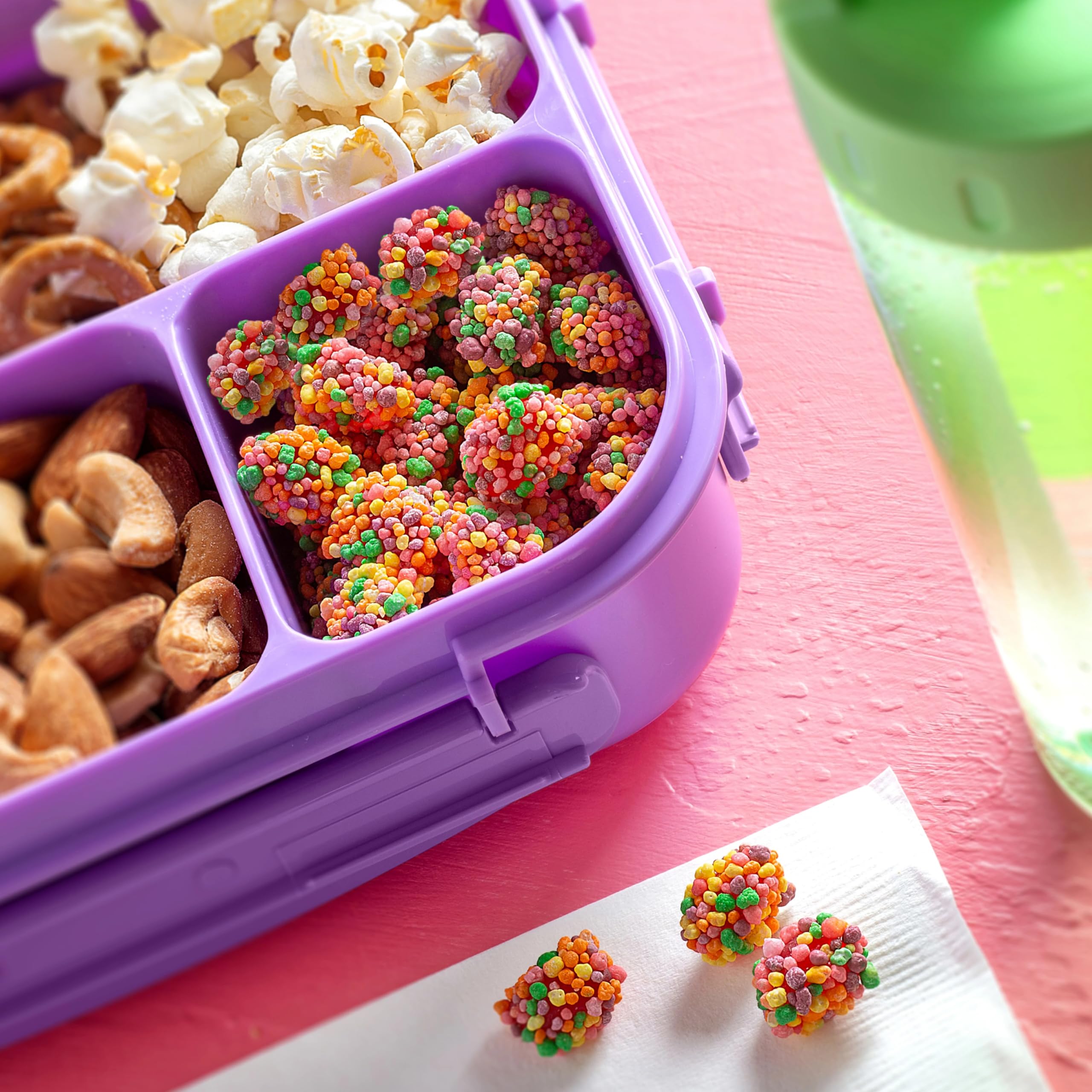 NERDS etiqueta nutricional y peso para información clara al comprador