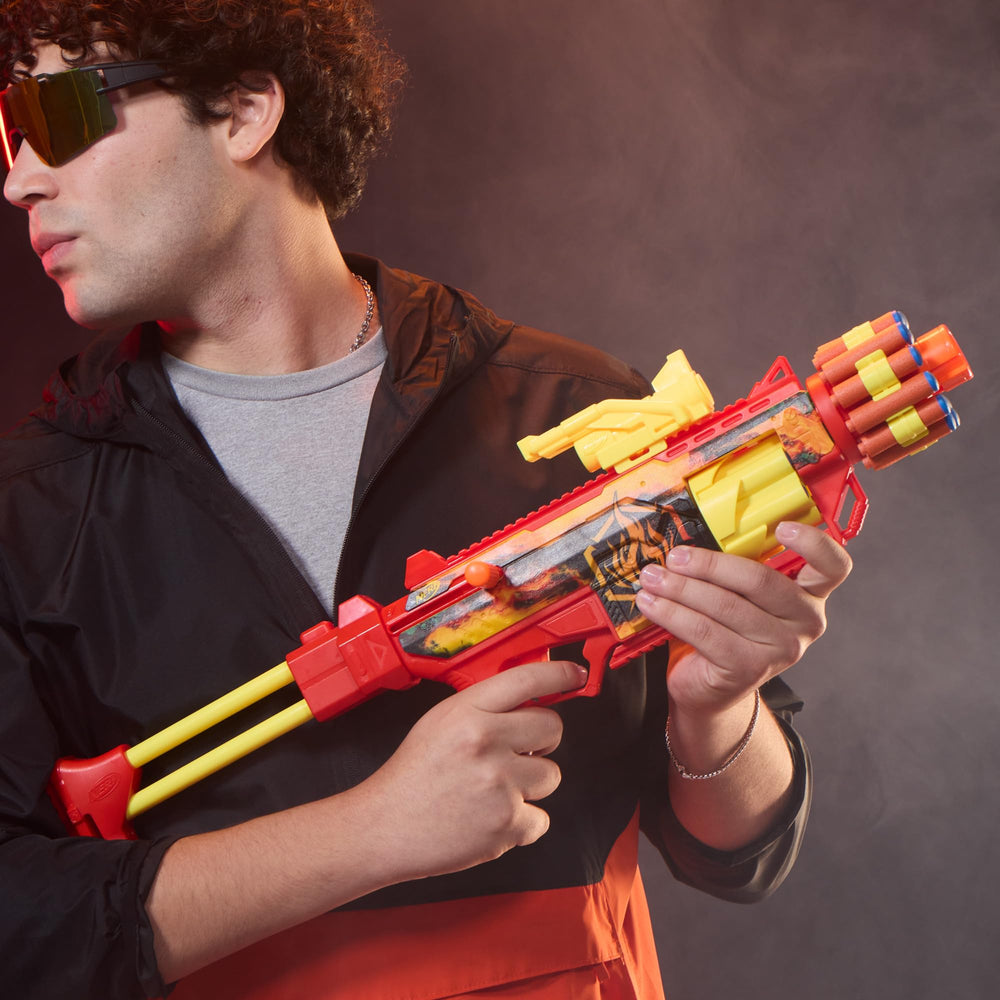 Hasbro Nerf FlareFusion cilindro giratorio de 6 dardos para recargas eficientes