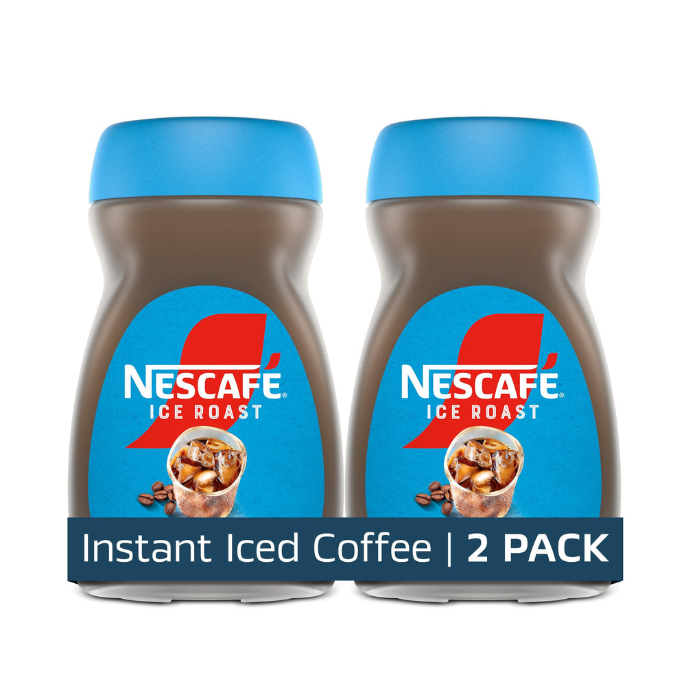 Nescafé frasco frontal mostrando etiqueta clara y conveniencia