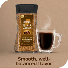 NESCAFÉ Taster's Choice café servido en taza resaltando cuerpo y color