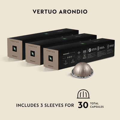 Nespresso taza Gran Lungo Arondio servida, disfrute prolongado