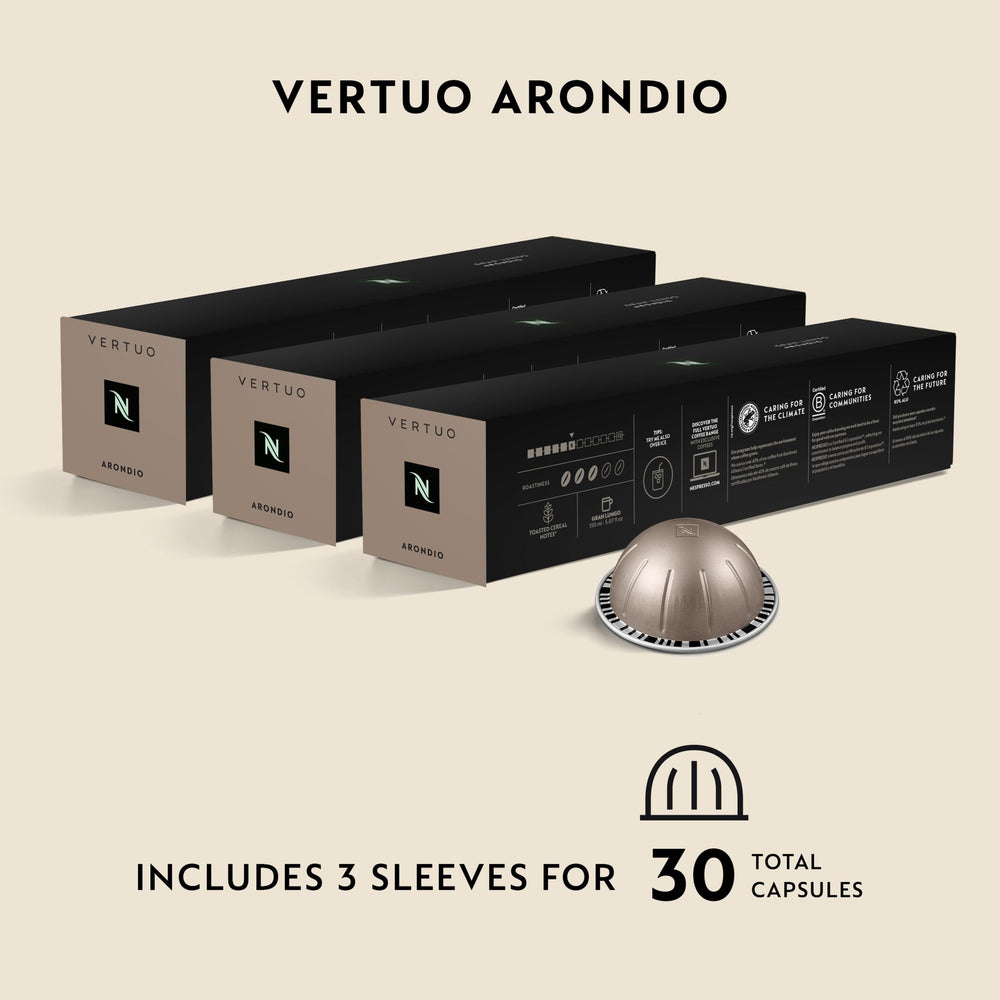 Nespresso taza Gran Lungo Arondio servida, disfrute prolongado