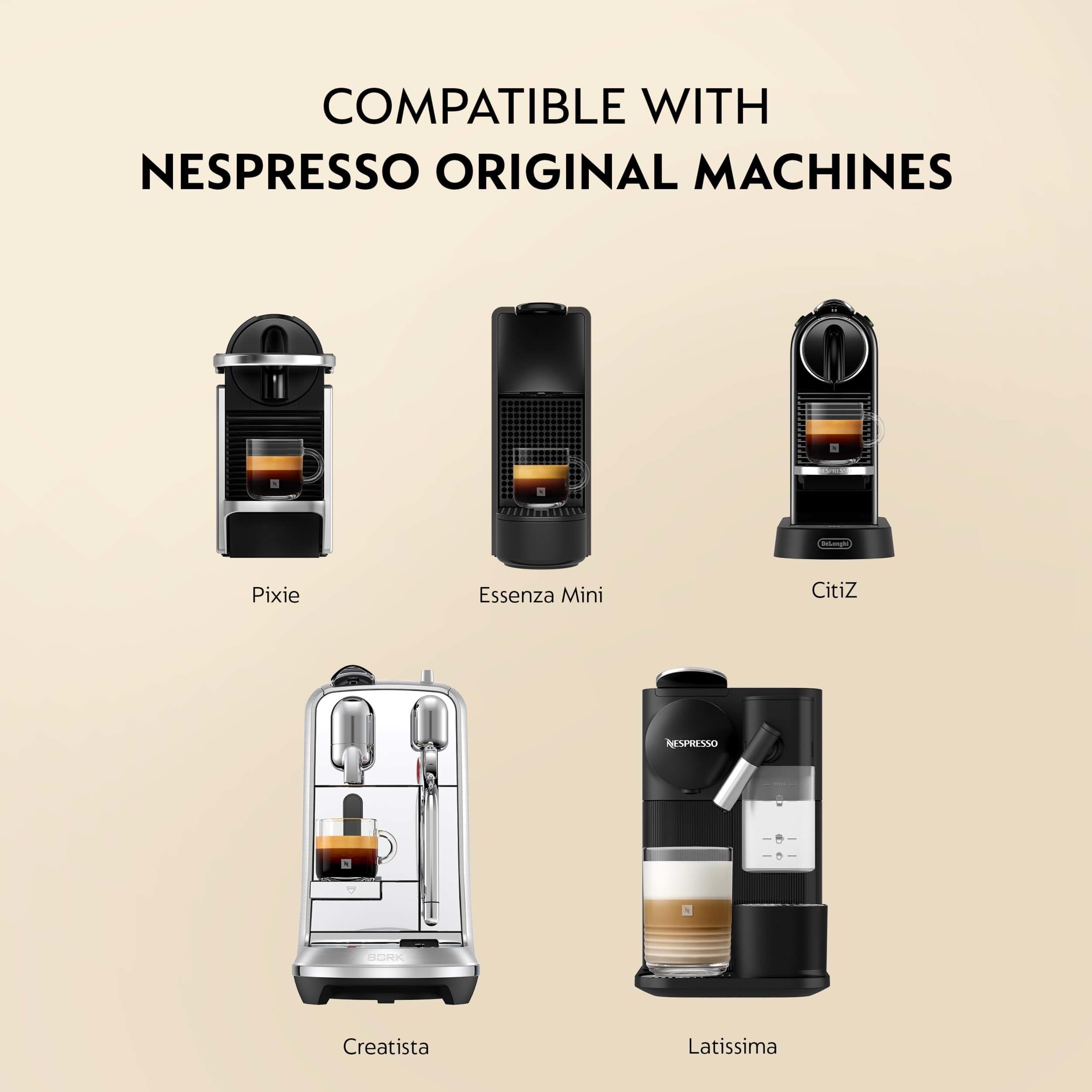 Nespresso Stockholm Fortissio textura del café con efecto tostado y cuerpo