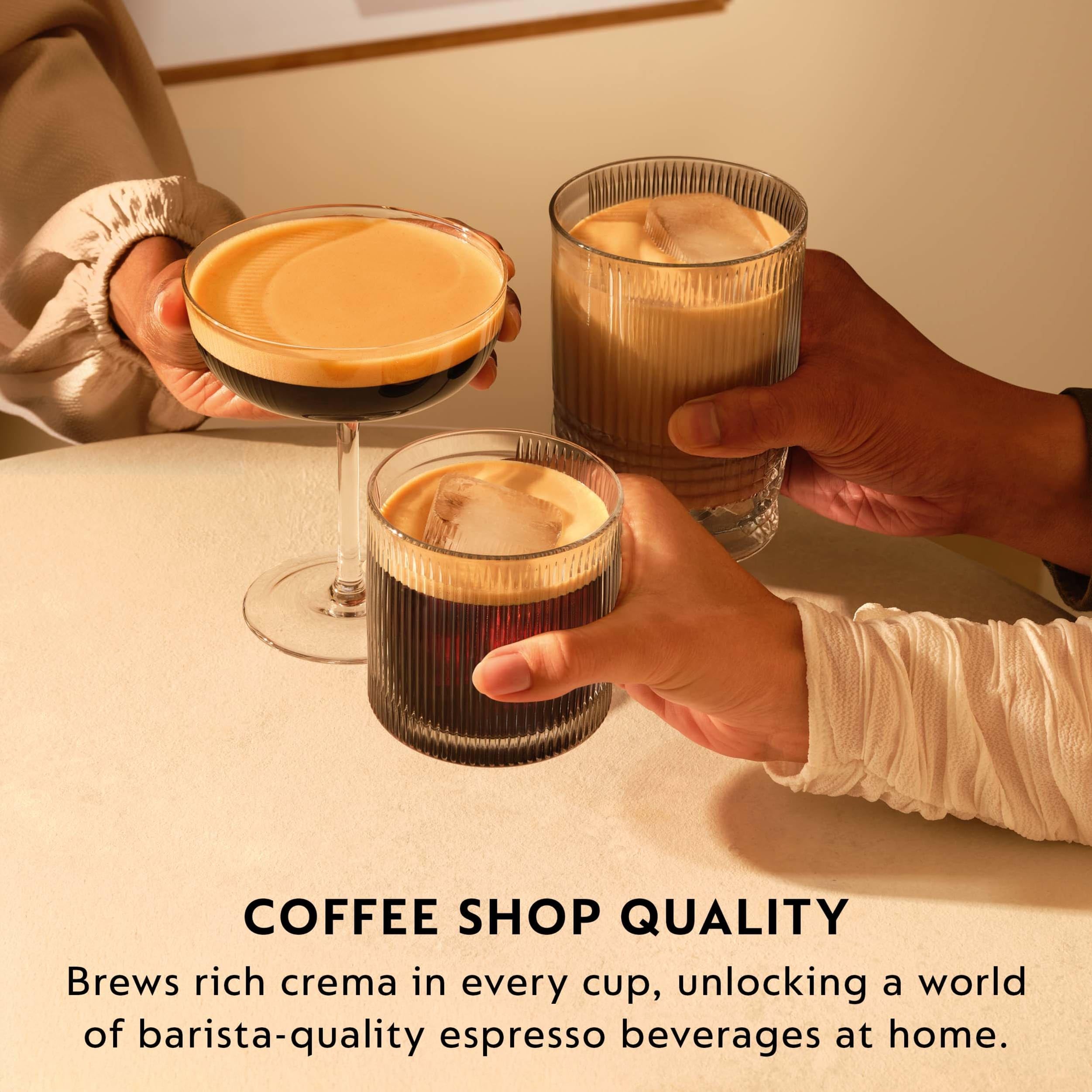 Nespresso Tokyo Vivalto etiqueta que indica mezcla compleja y equilibrio