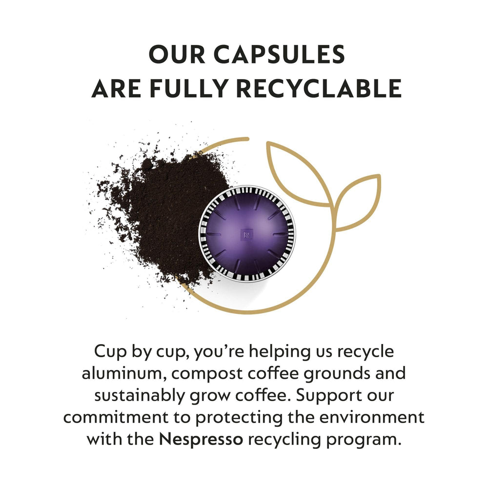 Nespresso Vertuo Altissio cápsulas mostrando crema y textura suave