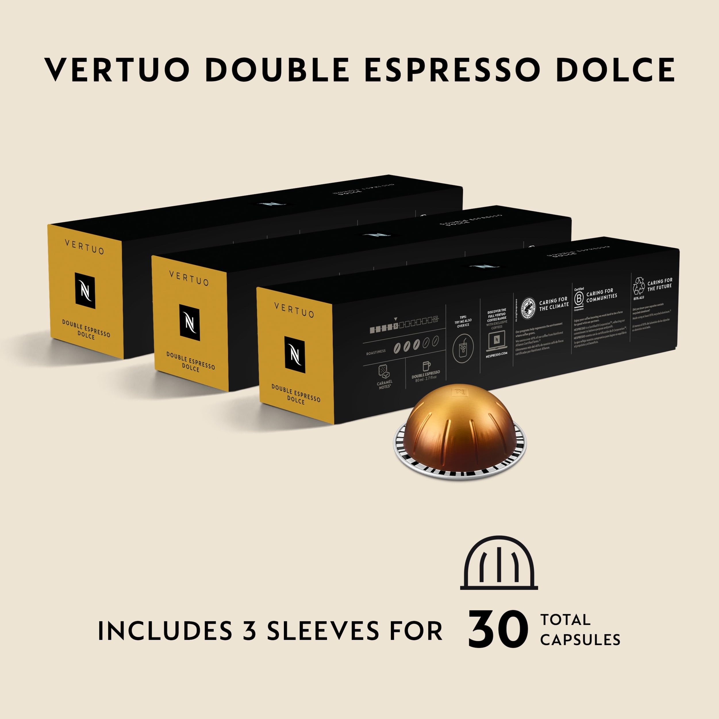Double cappuccino made with Nespresso showing creamy milk and aromatic espresso