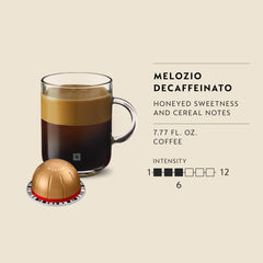 Close-up of roasted beans and capsule detail showing Nespresso roast quality