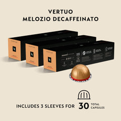 Capsule inserted into a Vertuo machine illustrating easy brewing with Nespresso