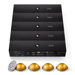 Nespresso Voltesso capsule close-up highlighting aluminum freshness preservation