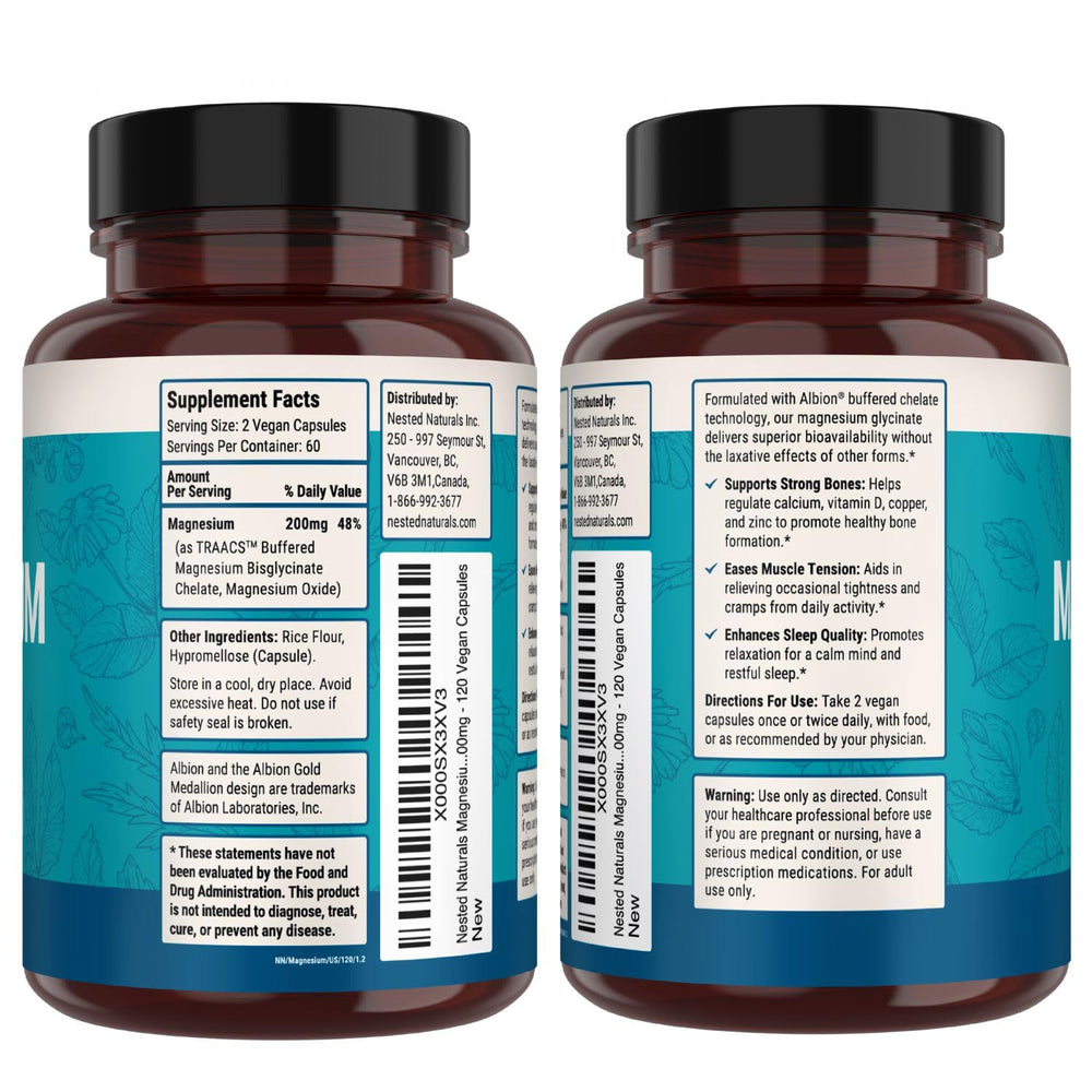 Nested Naturals iconos de ingredientes veganos y composición limpia