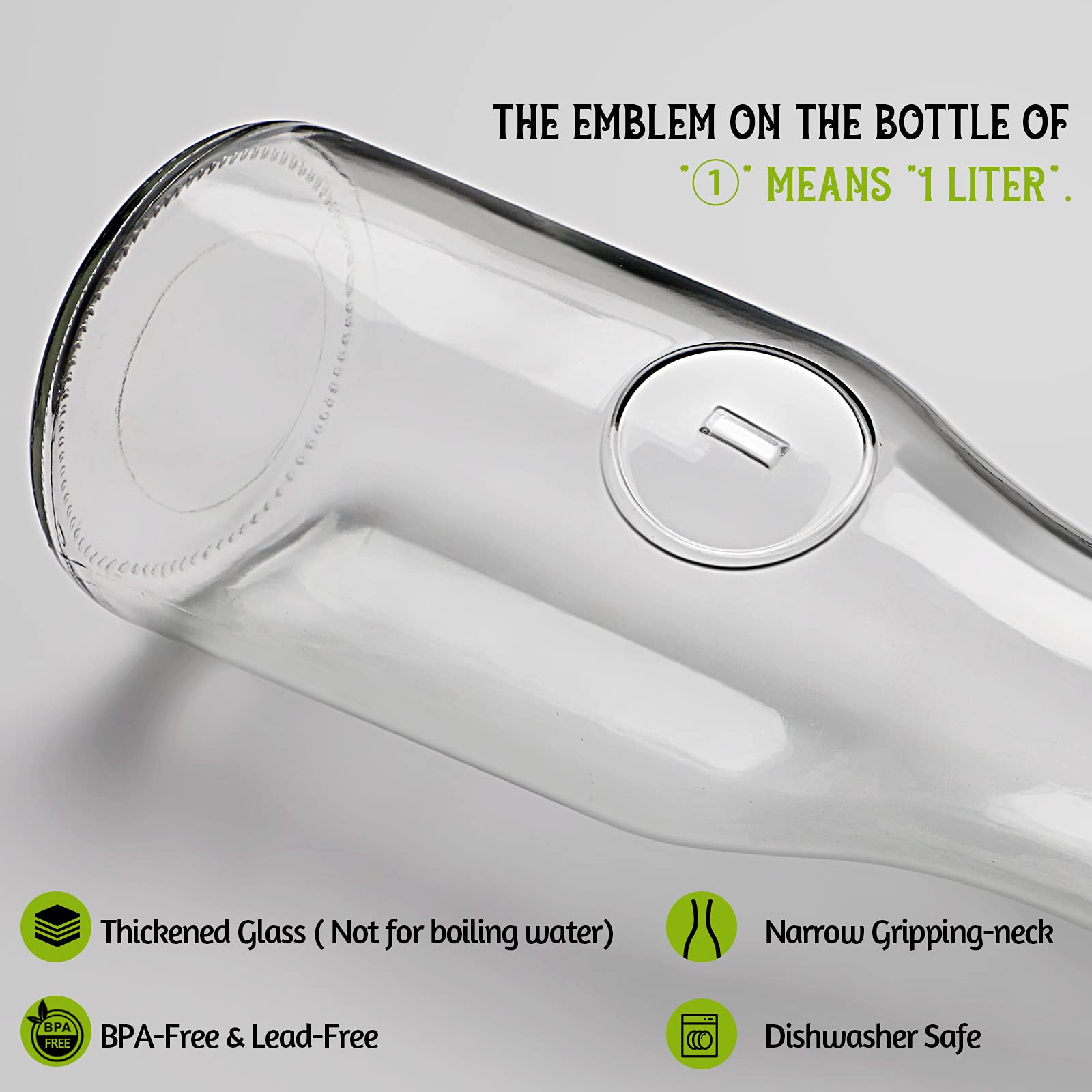 NETANY acrylic lid seated on carafe showing secure fit and spill protection benefit