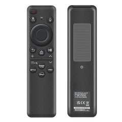 Nettech remote front view showing buttons and voice key for effortless control