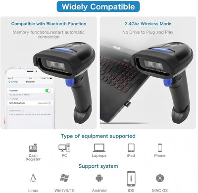 NETUM paired with a 2.4G USB dongle highlighting wireless plug-and-play convenience
