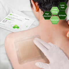 NEUHEILS silicone contact edge detail showing gentle adhesion for skin