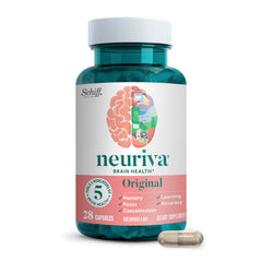 NEURIVA envase frontal mostrando diseño y beneficio de apoyo cerebral