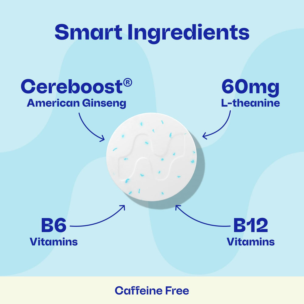 Neuro label detail showing ingredients and nootropic blend benefits