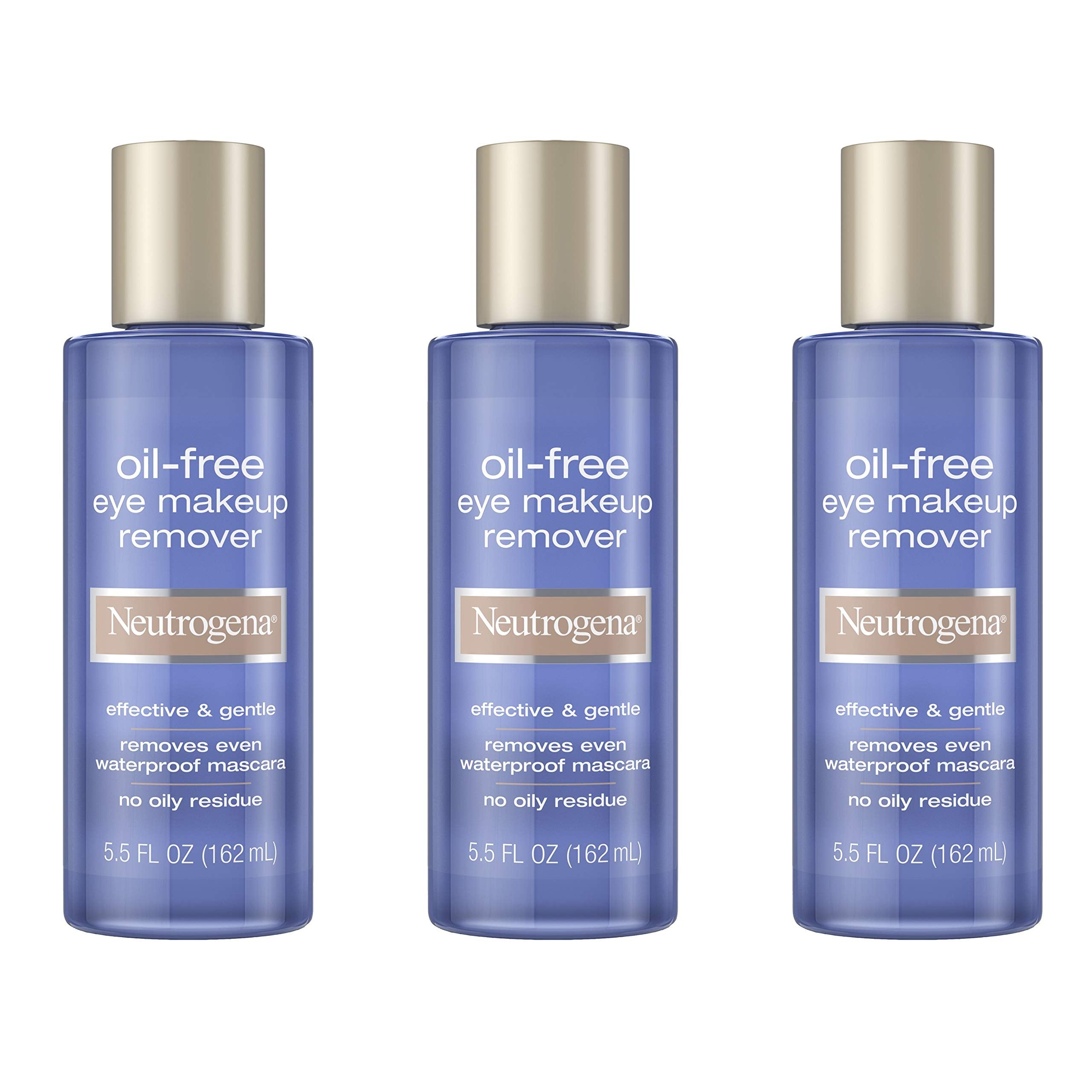 Neutrogena front packaging showing three bottles and convenient multi-pack benefit