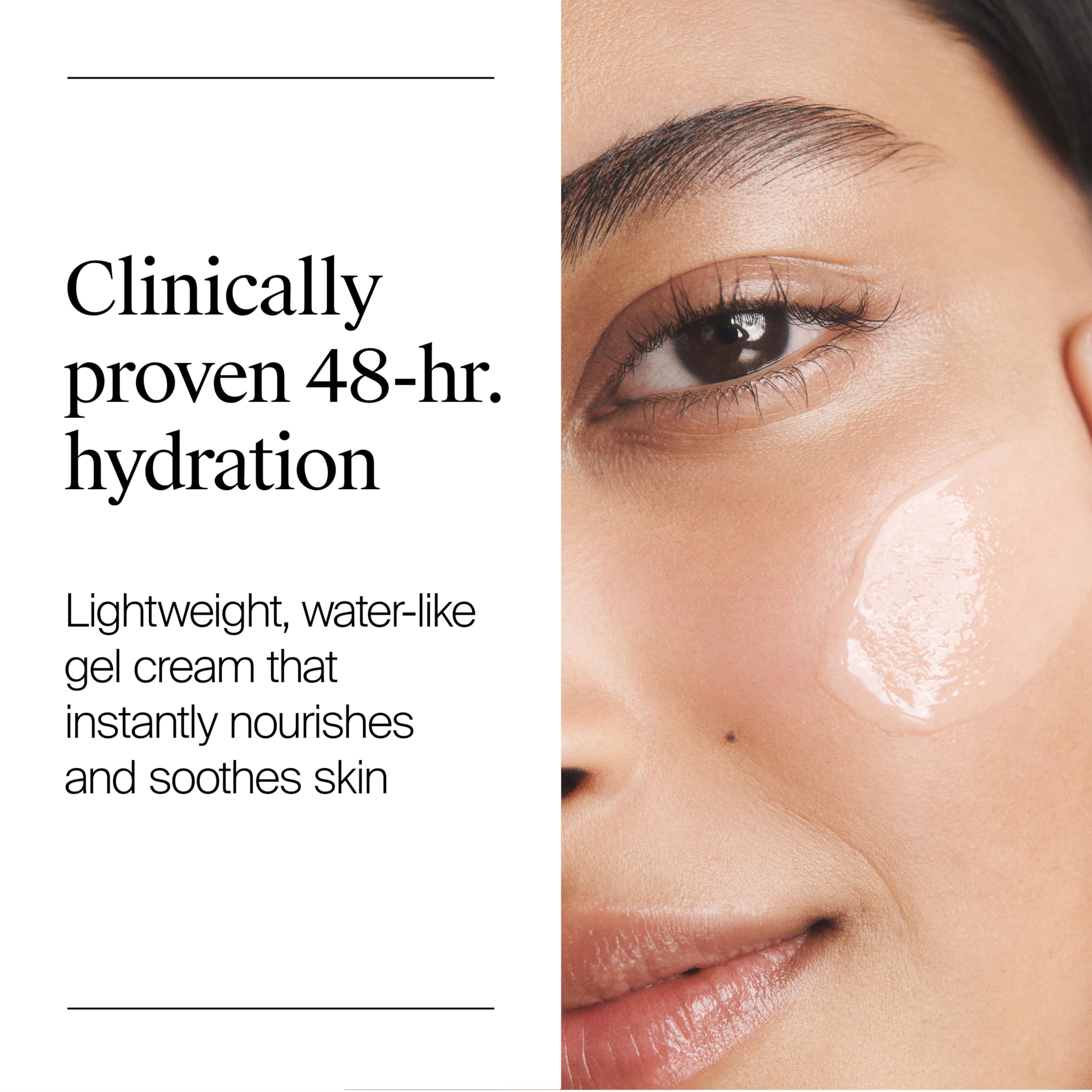 Neutrogena Hydro Boost aplicación en rostro para hidratación duradera