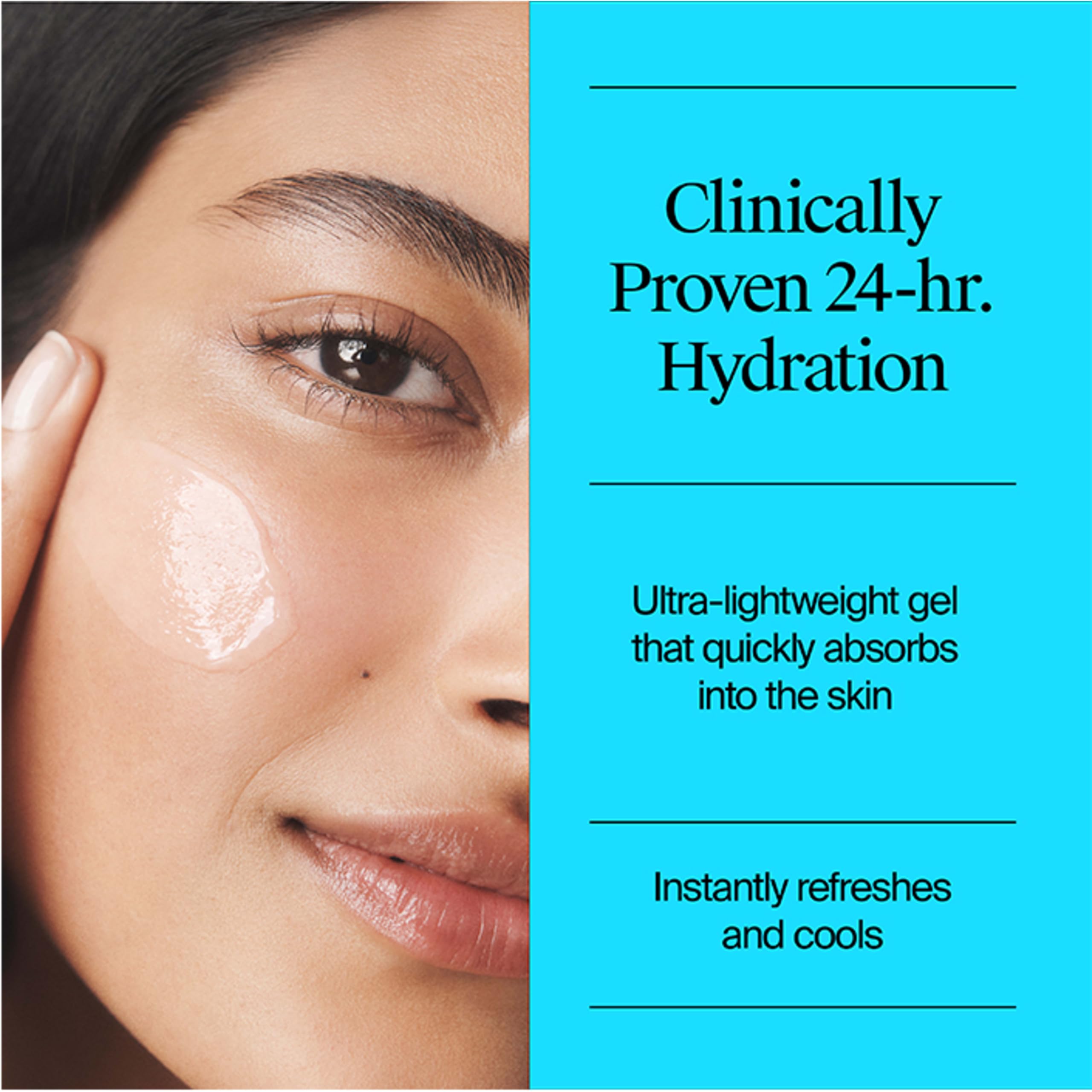 Neutrogena limpiador Hydrating Gel muestra 0.5 oz, limpieza suave sin fragancia