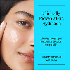 Neutrogena limpiador Hydrating Gel muestra 0.5 oz, limpieza suave sin fragancia