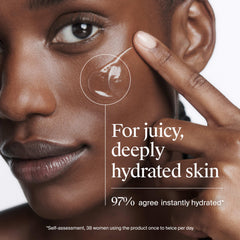Neutrogena primer plano de la textura gel acuosa que aporta hidratación ligera y fresca