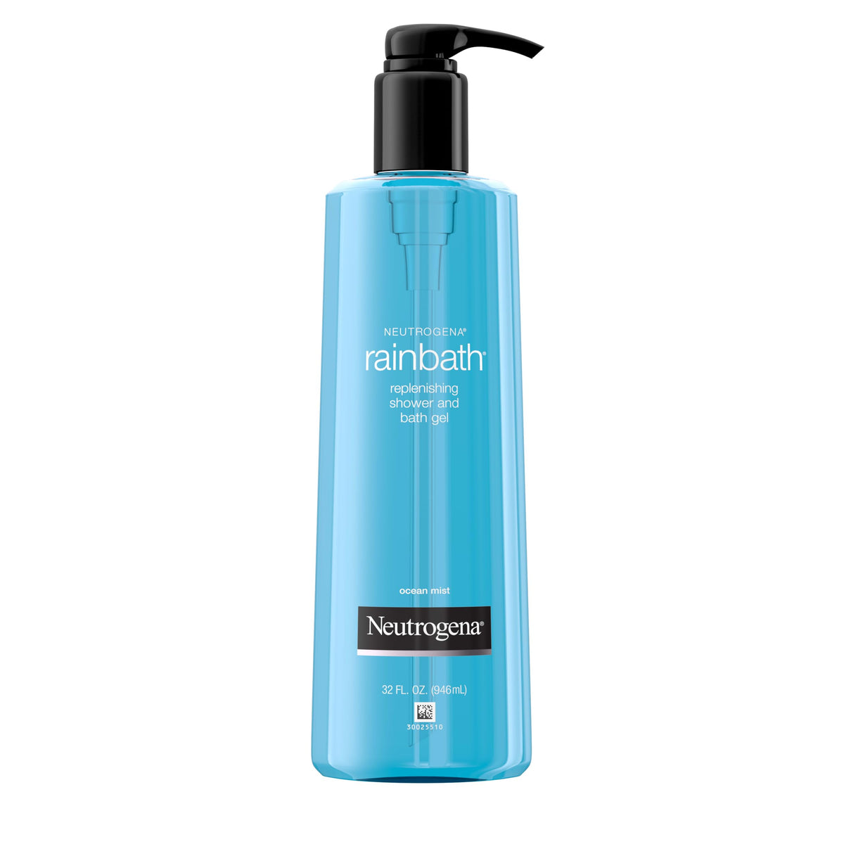 Neutrogena botella frontal mostrando diseño y beneficio de limpieza fresca
