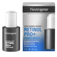 Neutrogena botella frontal mostrando diseño y beneficio antiedad