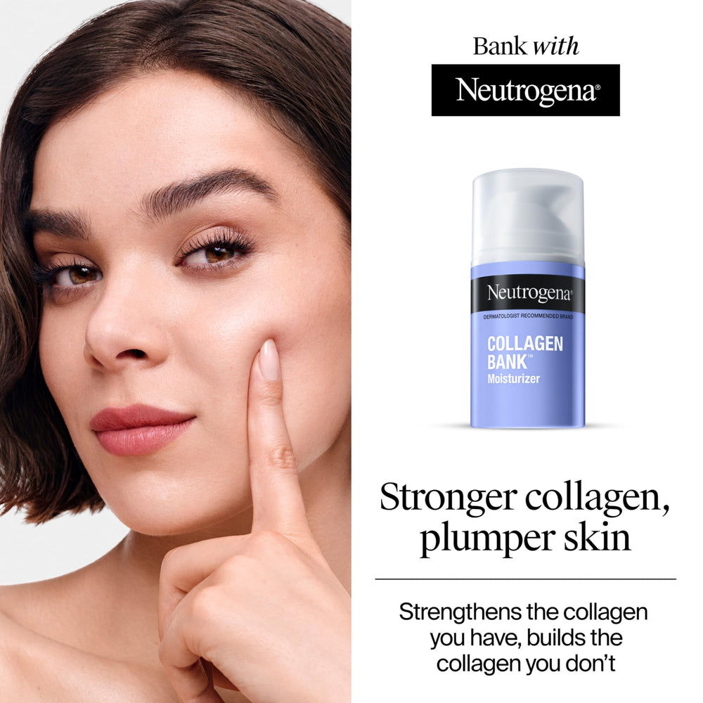 Neutrogena textura de la crema en la mano, hidratación ligera inmediata