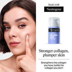 Neutrogena textura de la crema en la mano, hidratación ligera inmediata
