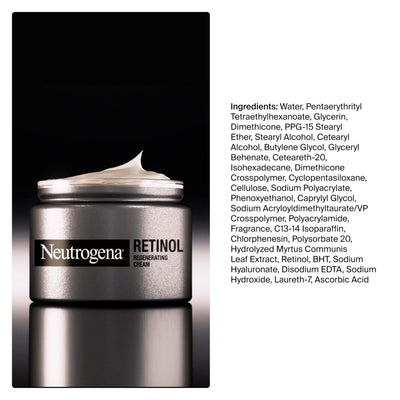 Neutrogena uso en noche y día ilustrando integración en rutina de cuidado