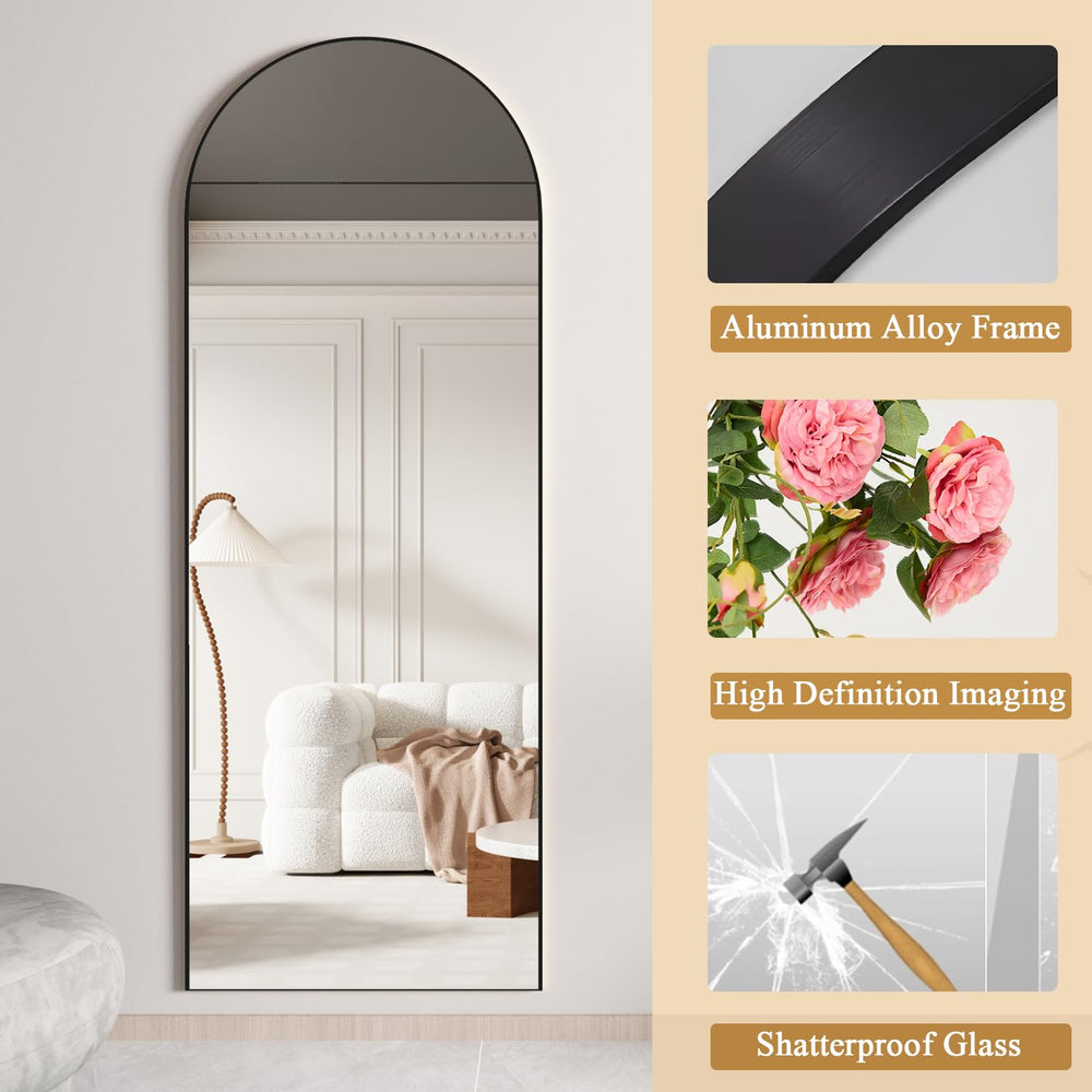 NEUWEABY espejo junto a mueble para comparación de tamaño y proporción