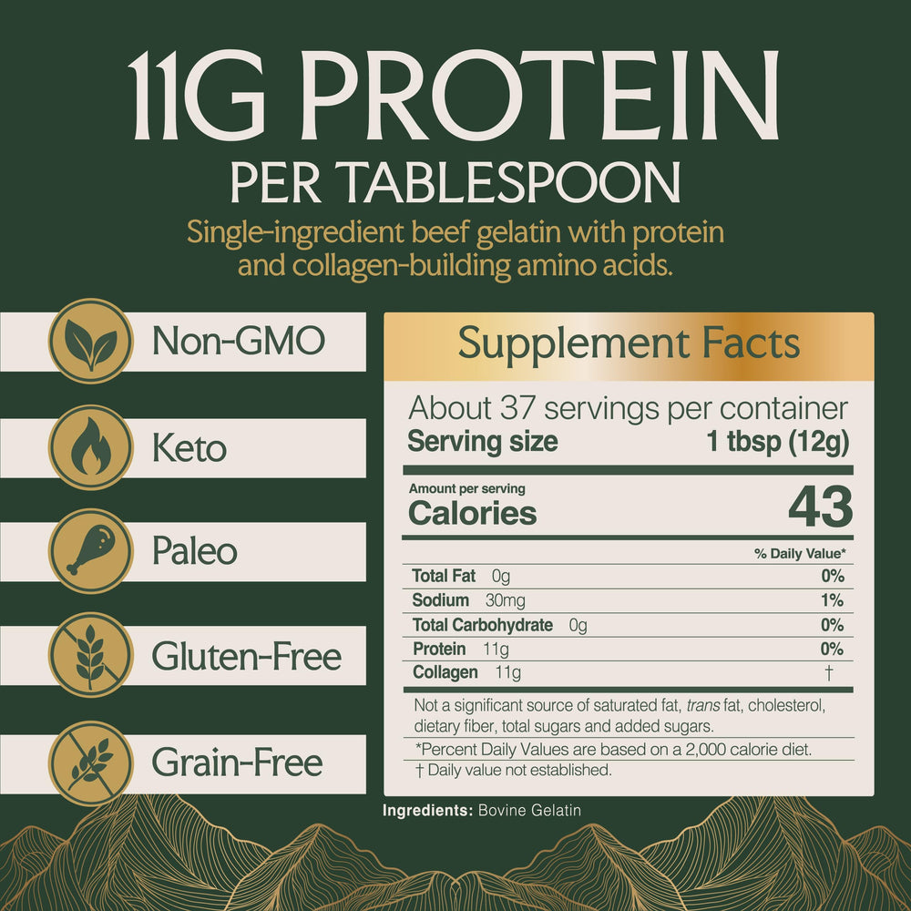 Neversink Naturals gelatina disolviéndose clara en líquido para recetas