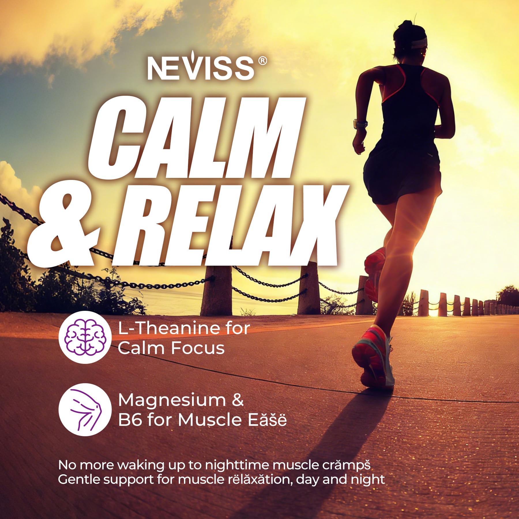 NEVISS deportista tomando gomita para recuperación muscular