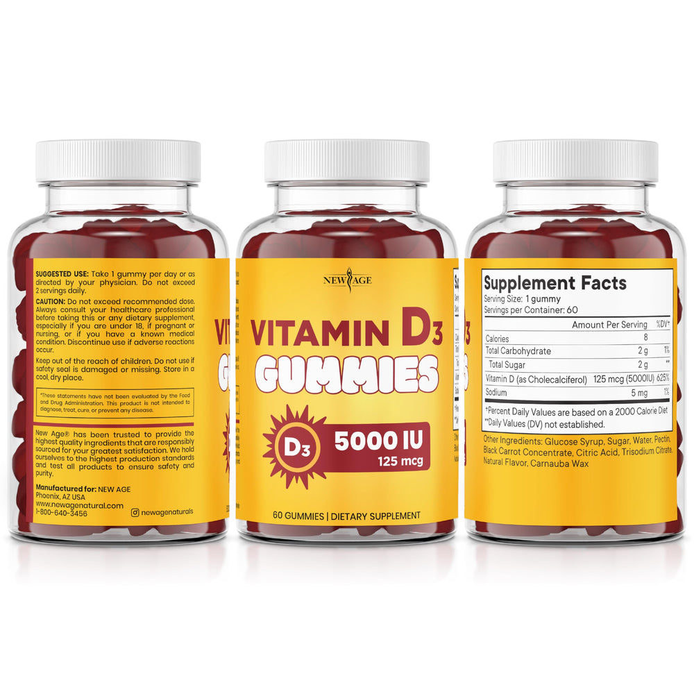 NEW AGE laboratory testing vial representing third-party purity and potency checks