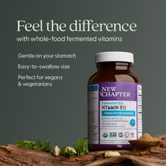 New Chapter supplement facts and organic ingredient label for ingredient transparency