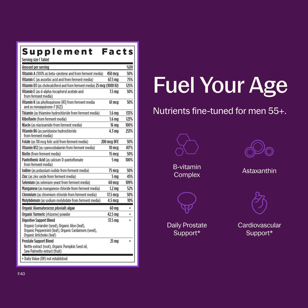 New Chapter tablets spread on surface showing daily dose convenience