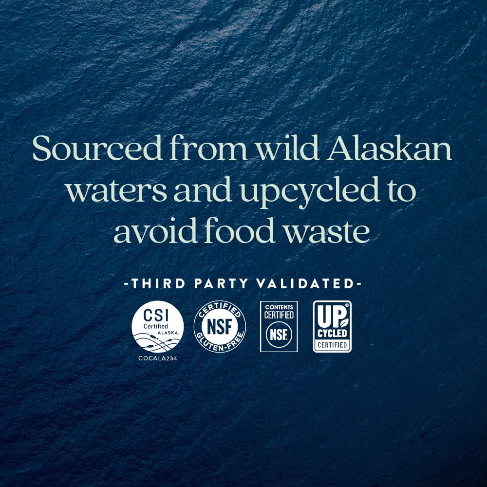 New Chapter salmón salvaje de Alaska en su hábitat, origen sostenible del aceite